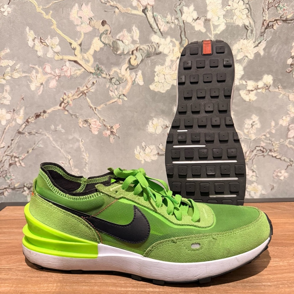 Nike Men's Flyknit Racers in Neon Green
